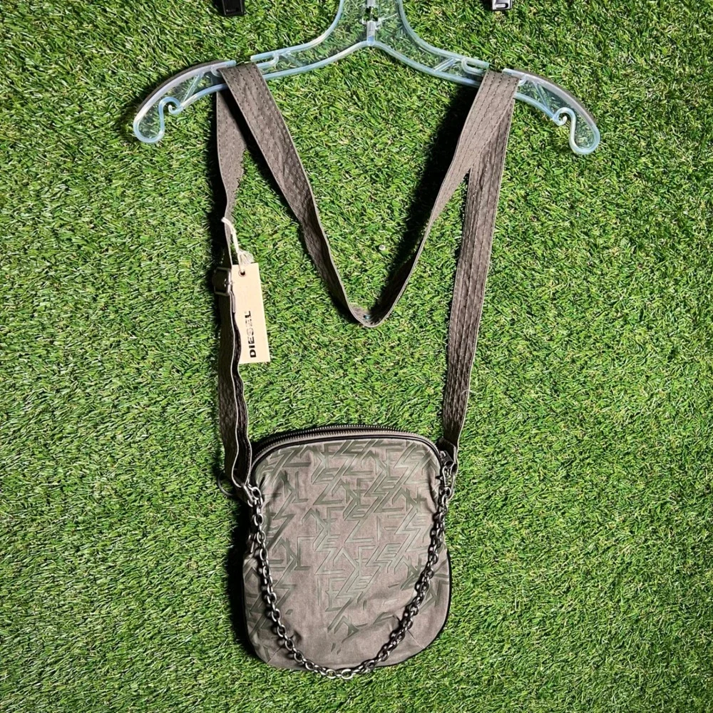 Diesel Henry Body‎ Bag Olive Green Logo Crossbody Messenger 00X831PR422 T7431